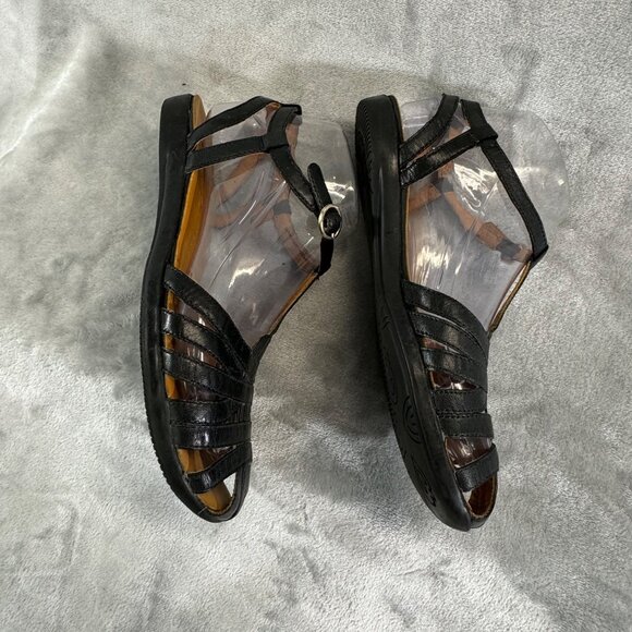 Baretraps Womens Shoes 6.5M  Ellary Black buckeled strap Sandals - Picture 14 of 16